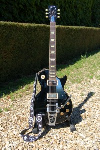 Mark Fawcett's Old Black Customised Gibson Les Paul