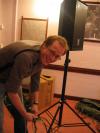 Mark Fawcett, in rehearsal